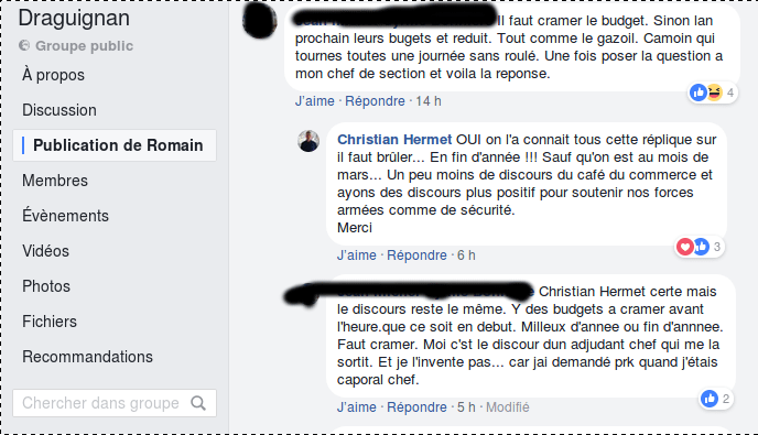 cramage budget armée