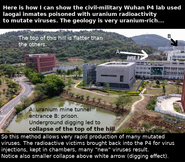 Wuhan P4 uranium mine slide